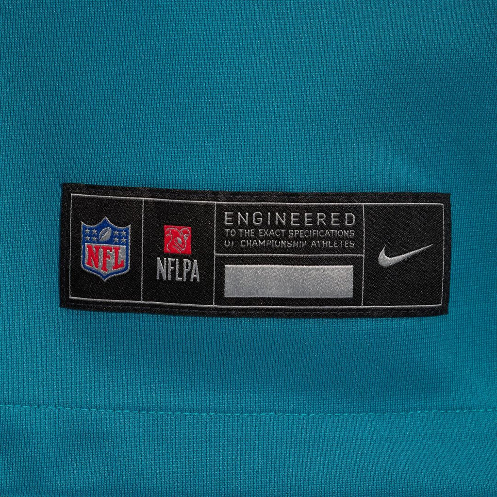Jacksonville Jaguars Josh Hines-Allen Nike Teal Prowler Throwback Player Game Jersey product image 6, provided for visual