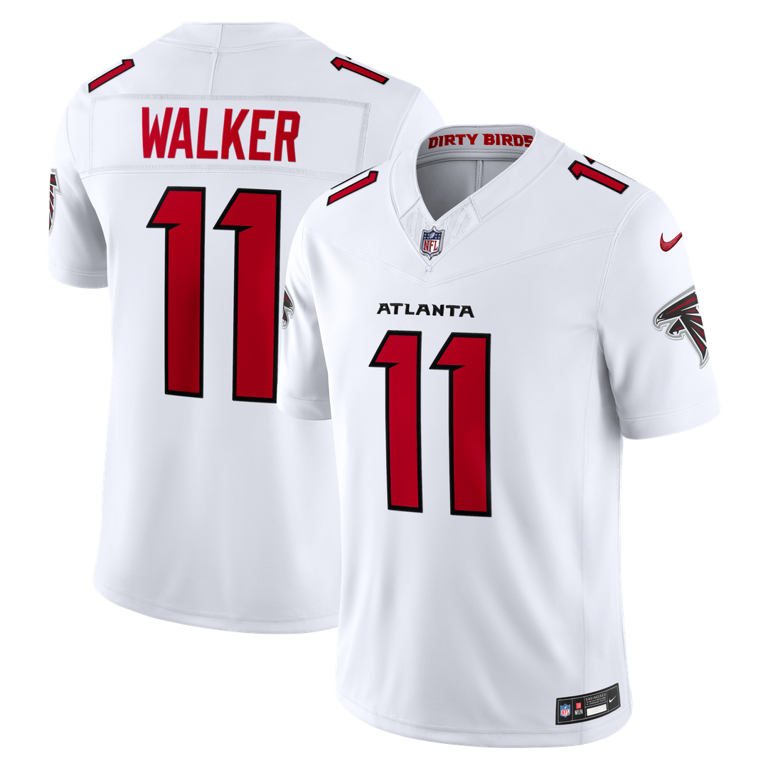 Atlanta Falcons Jalon Walker Nike White Vapor F.U.S.E. Stitched Limited Jersey product image 1, provided for visual