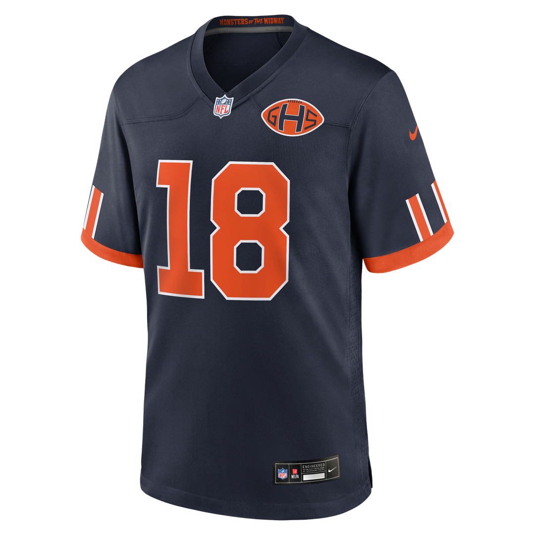 Chicago Bears Caleb Williams Nike Navy 2026 Rivalries Collection Game Jersey product image 6, provided for visual reference