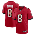 Tampa Bay Buccaneers SirVocea Dennis Nike Red Game Jersey product image 1, provided for visual reference and product detail