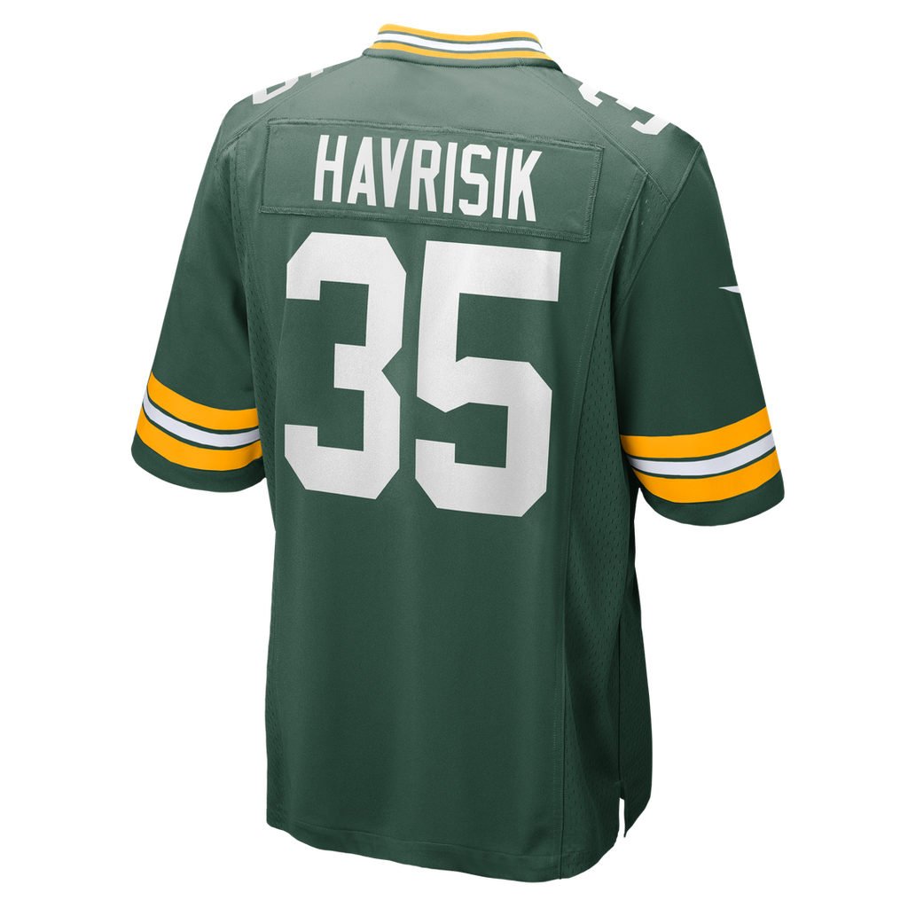 Green Bay Packers Lucas Havrisik Nike Green Team Game Jersey product image 3, provided for visual reference and product