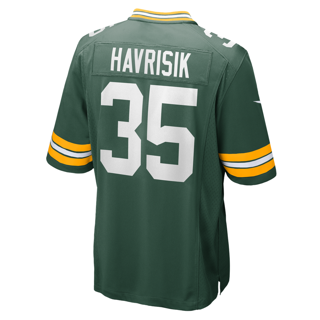 Green Bay Packers Lucas Havrisik Nike Green Team Game Jersey product image 3, provided for visual reference and product