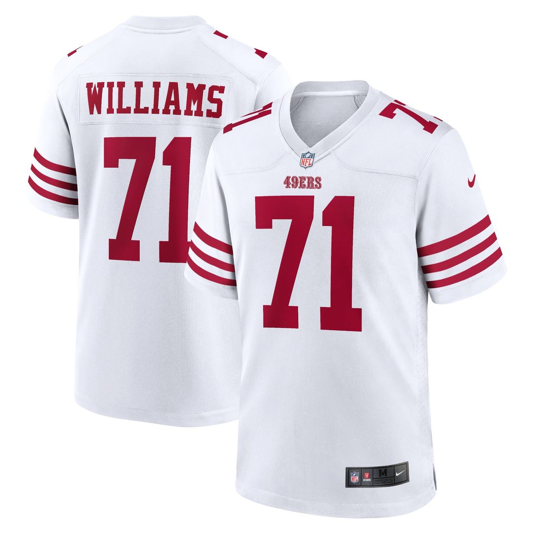 San Francisco 49ers Trent Williams Nike Scarlet Alternate Game Jersey product image 13, provided for visual reference and