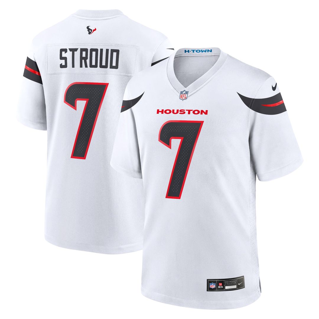 Houston Texans C.J. Stroud Nike Navy Game Jersey product image 17, provided for visual reference and product detail review