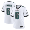 Philadelphia Eagles DeVonta Smith Nike White Game Jersey product image 1, provided for visual reference and product detail