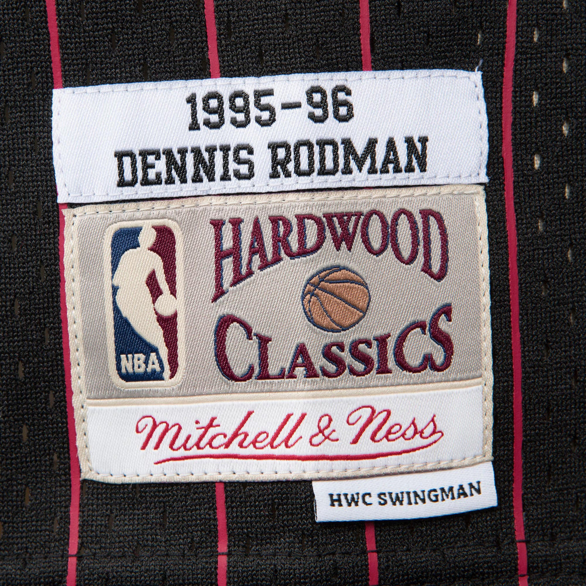Chicago Bulls Mitchell & Ness Swingman Jersey Alternate Dennis Rodman 1995-96 product image 4, provided for visual reference