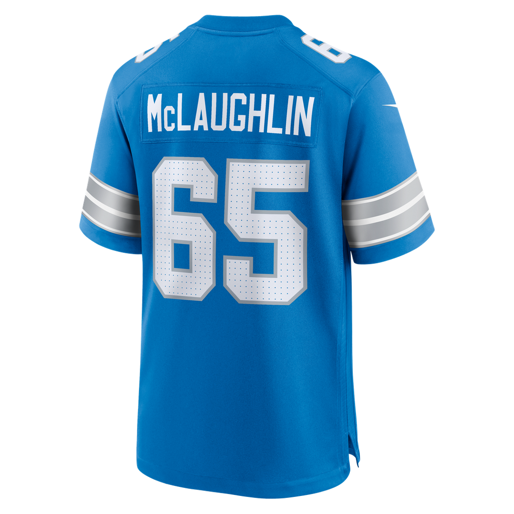 Detroit Lions Seth McLaughlin Nike Blue Team Game Jersey product image 3, provided for visual reference and product detail