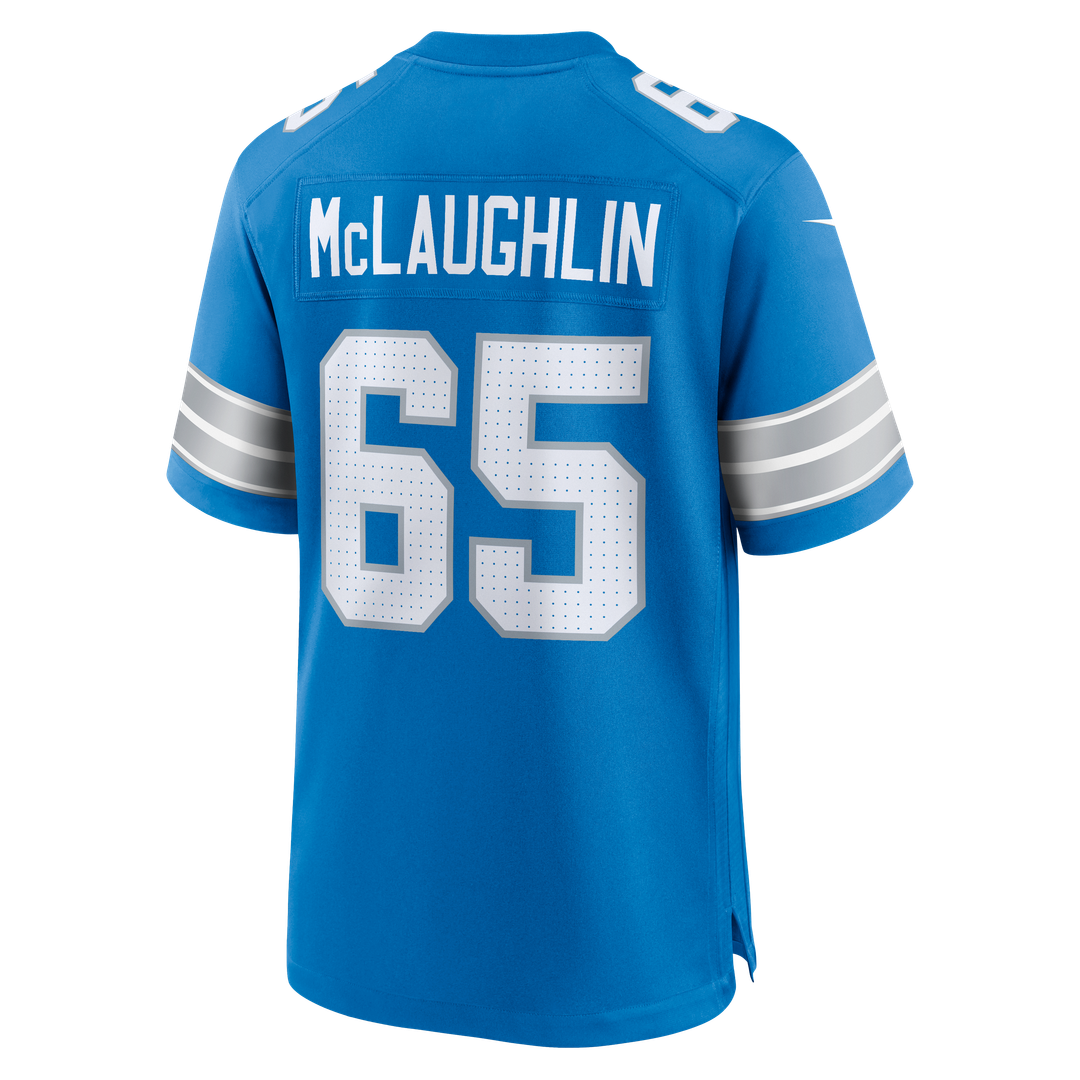 Detroit Lions Seth McLaughlin Nike Blue Team Game Jersey product image 3, provided for visual reference and product detail