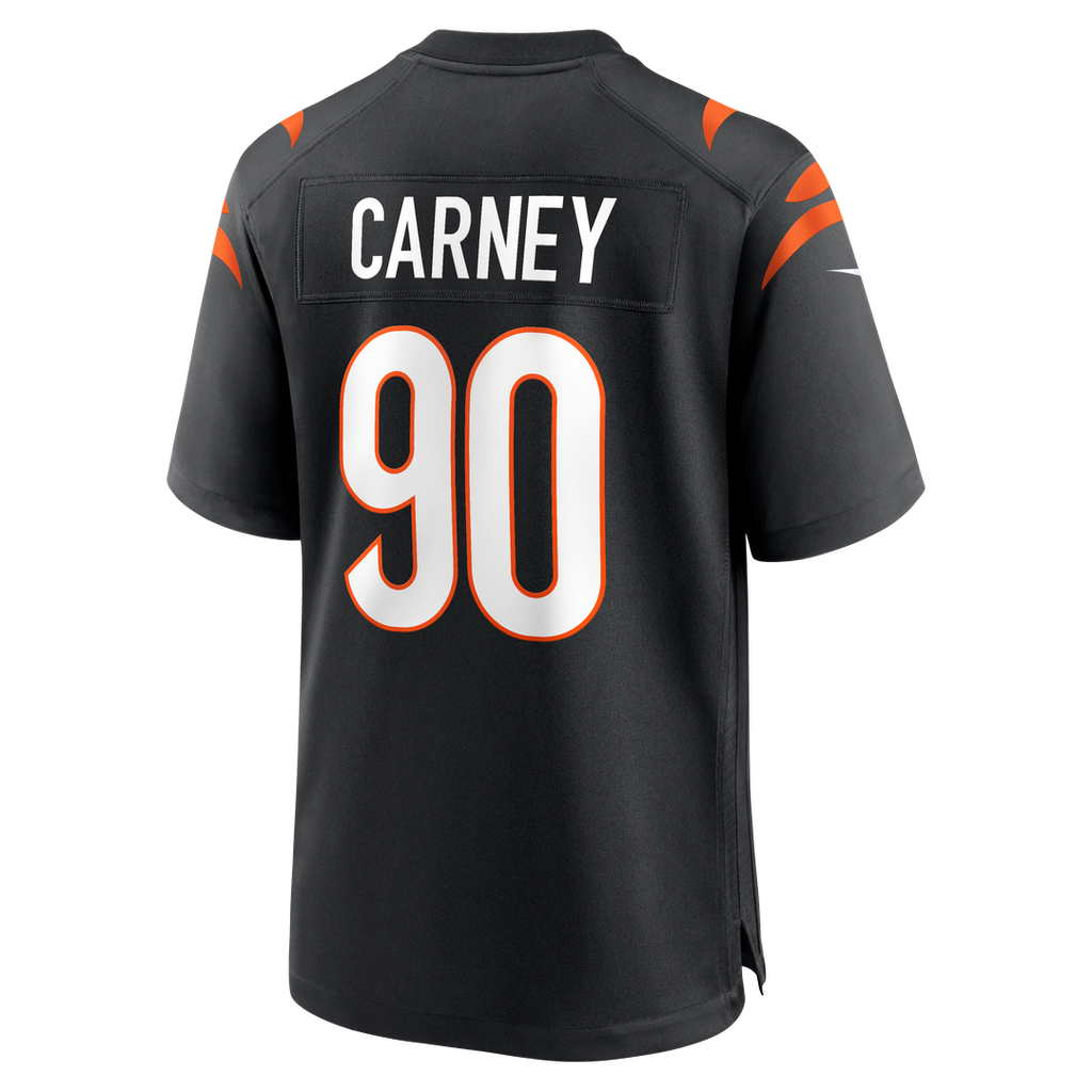 Cincinnati Bengals Owen Carney Nike Black Home Game Player Jersey product image 3, provided for visual reference and product