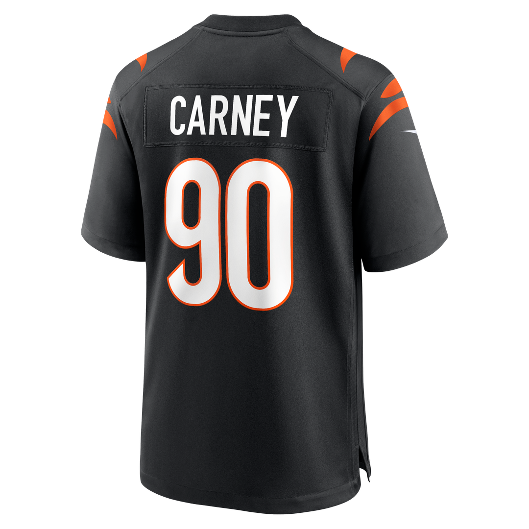 Cincinnati Bengals Owen Carney Nike Black Home Game Player Jersey product image 3, provided for visual reference and product