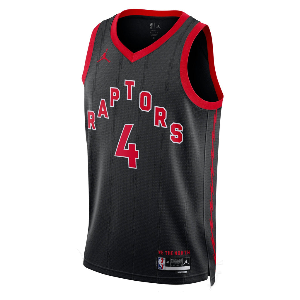 Toronto Raptors Jordan Statement Edition Swingman Jersey - Black - Scottie Barnes - Unisex product image 2, provided for