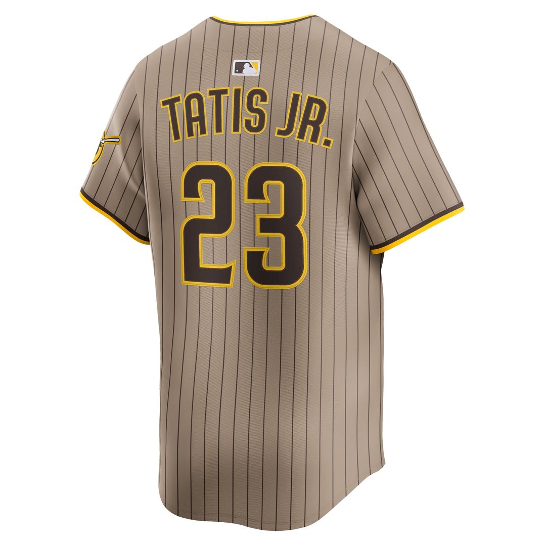 San Diego Padres Fernando Tatis Jr. Nike Khaki Alternate Limited Player Jersey product image 6, provided for visual