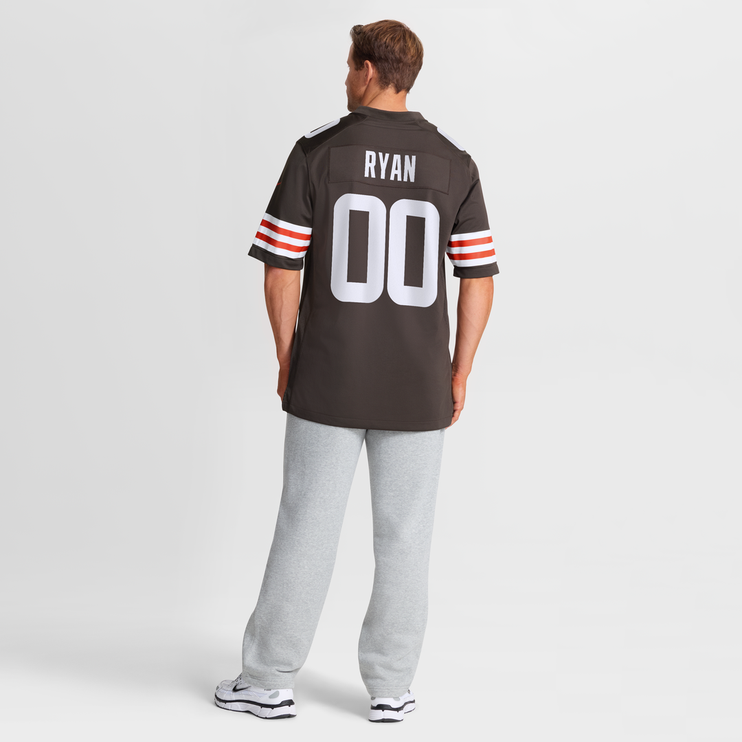Cleveland Browns Carsen Ryan Nike Brown Game Jersey product image 5, provided for visual reference and product detail review