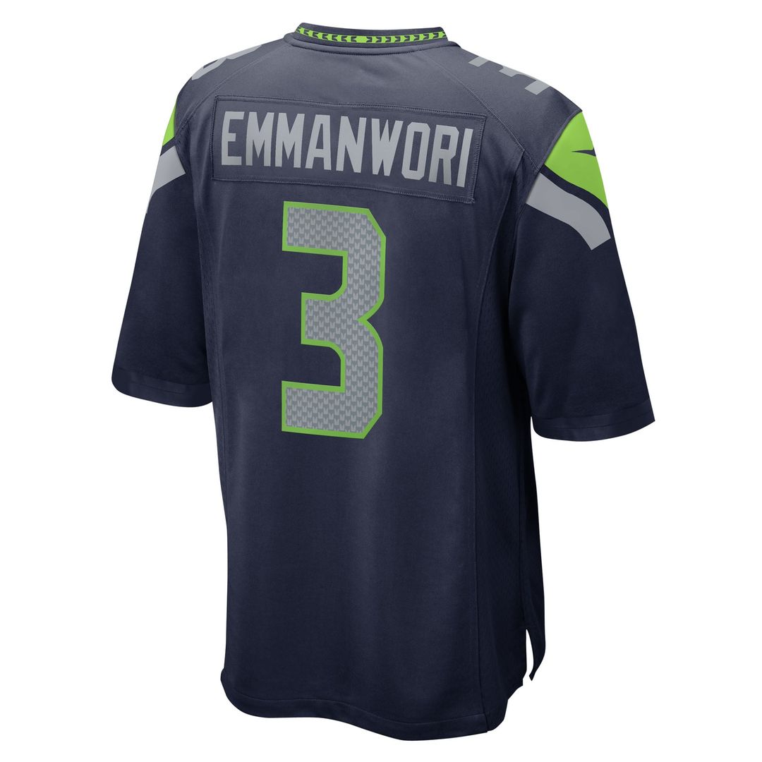 Seattle Seahawks Nick Emmanwori Nike White Game Jersey product image 12, provided for visual reference and product detail