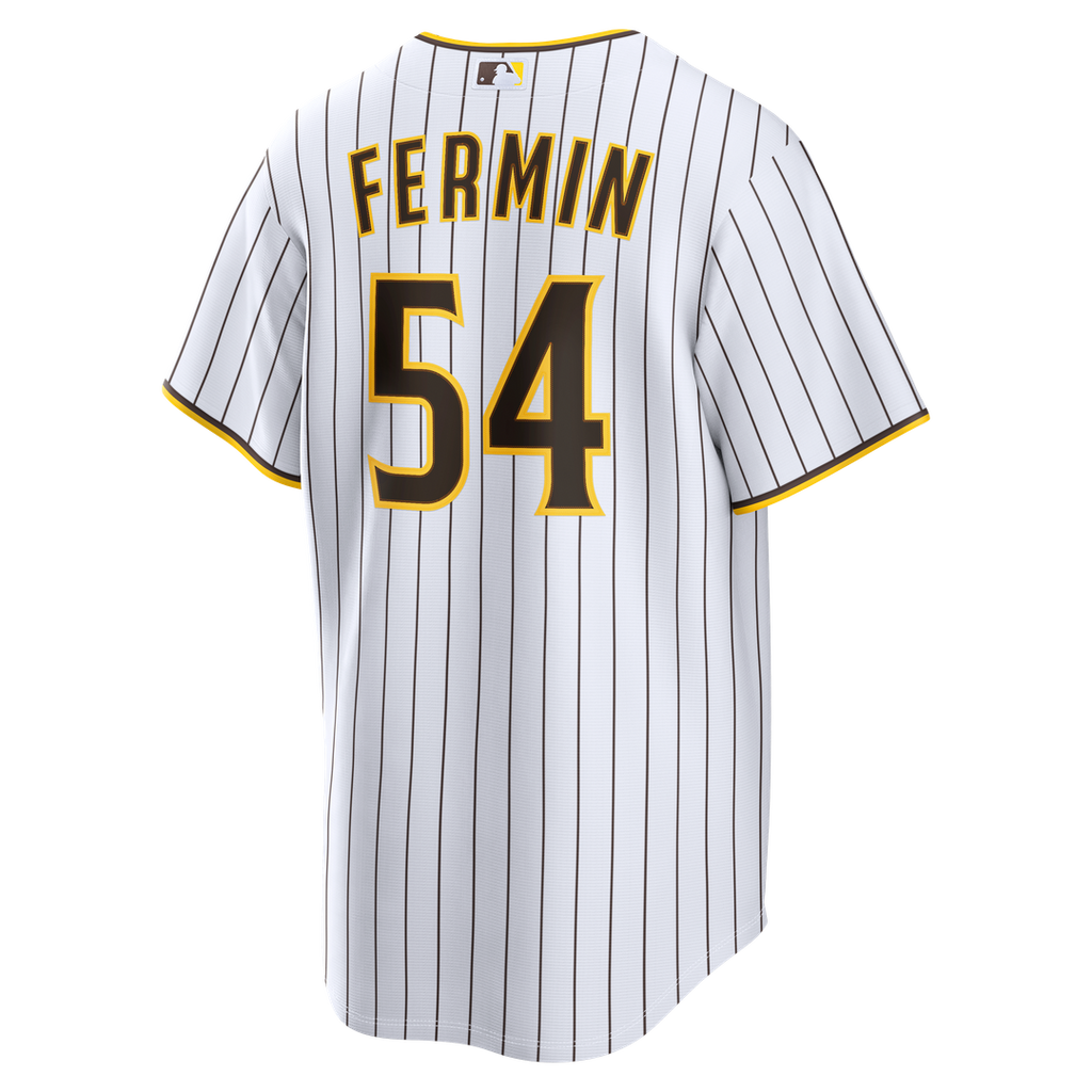 San Diego Padres Freddy Fermin Nike White Home Replica Jersey product image 3, provided for visual reference and product