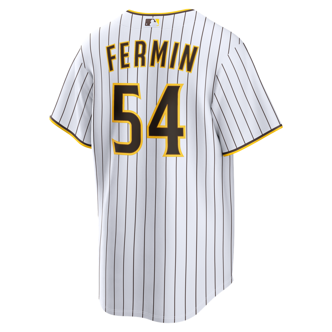 San Diego Padres Freddy Fermin Nike White Home Replica Jersey product image 3, provided for visual reference and product