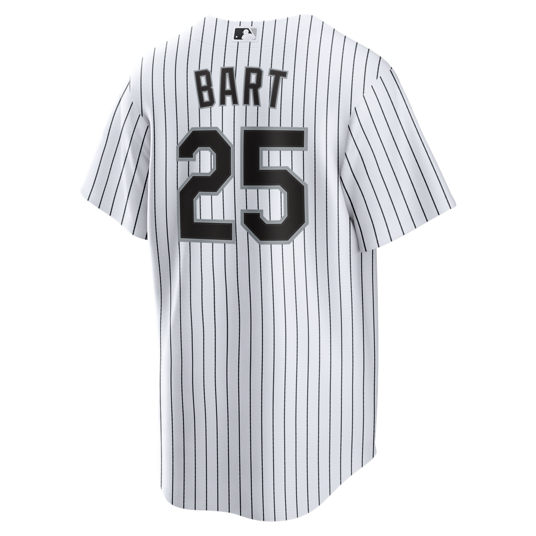 Chicago White Sox Joey Bart Nike White Home Replica Jersey product image 3, provided for visual reference and product detail