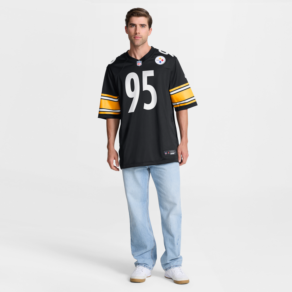 Pittsburgh Steelers Keeanu Benton Nike Black Team Game Jersey product image 7, provided for visual reference and product