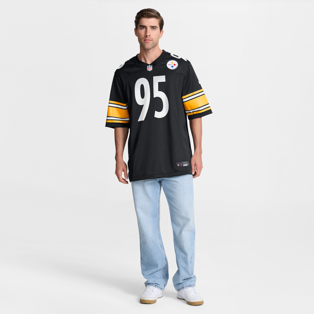 Pittsburgh Steelers Keeanu Benton Nike Black Team Game Jersey product image 7, provided for visual reference and product