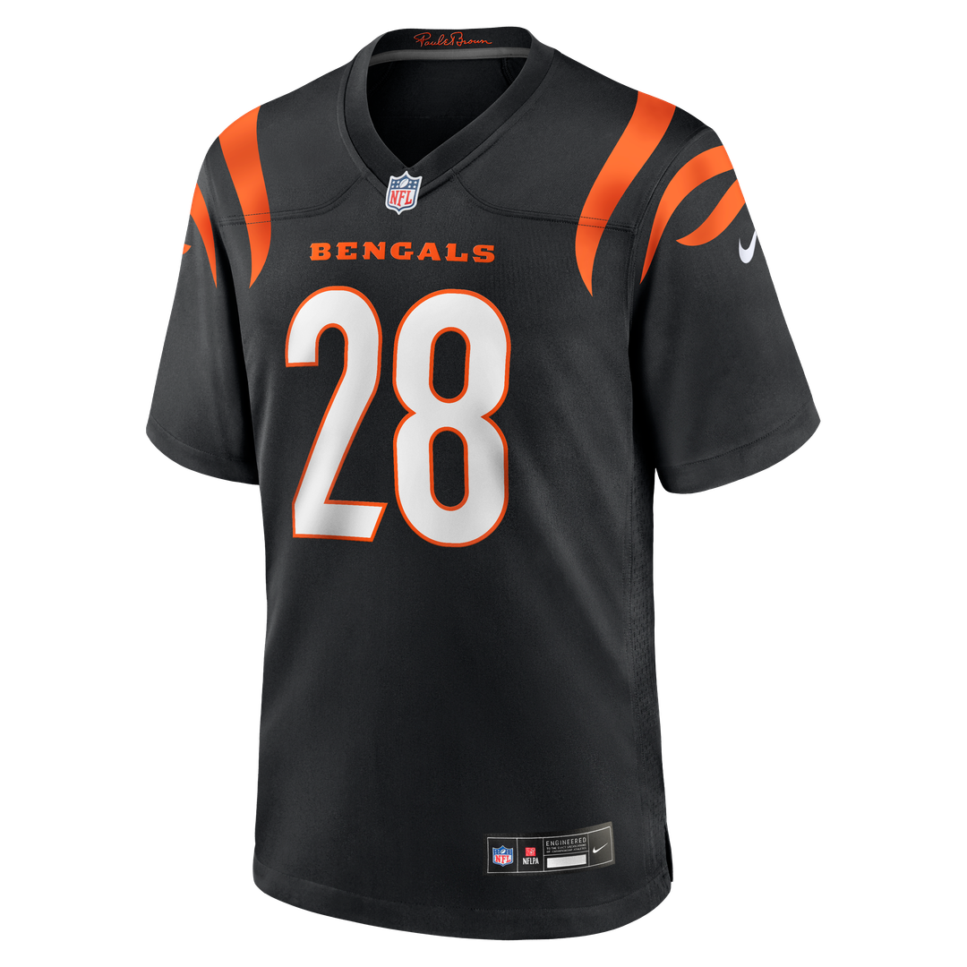 Cincinnati Bengals Josh Newton Nike Black Game Jersey product image 2, provided for visual reference and product detail