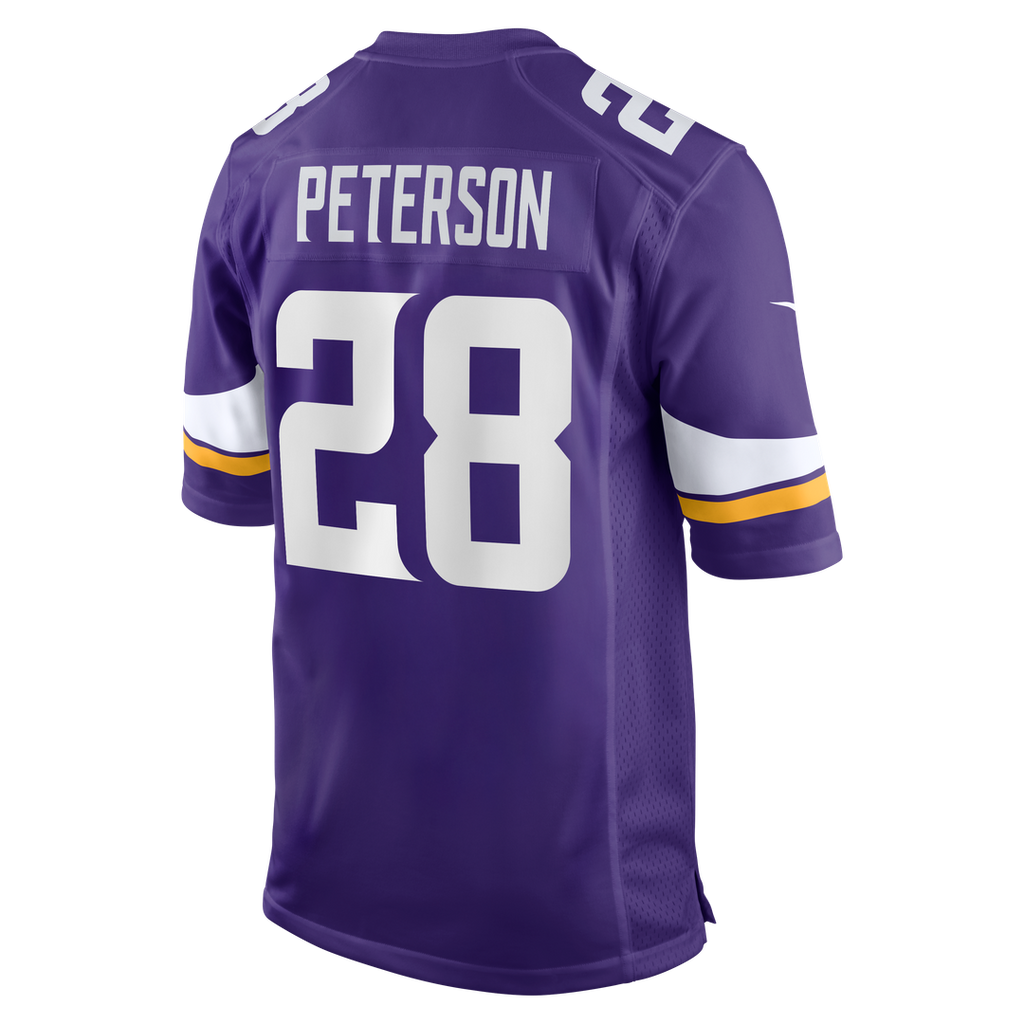 Minnesota Vikings Adrian Peterson Nike Purple Team Retired Game Jersey product image 5, provided for visual reference and