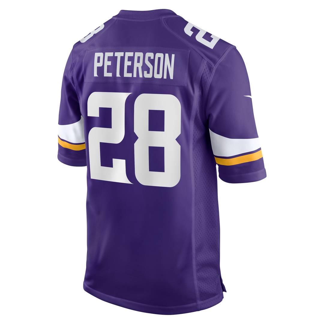 Minnesota Vikings Adrian Peterson Nike Purple Team Retired Game Jersey product image 5, provided for visual reference and