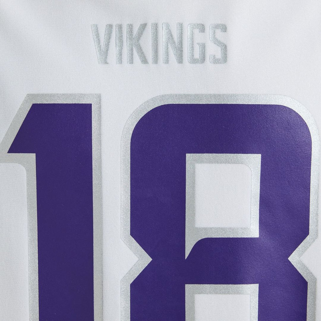 Minnesota Vikings Justin Jefferson Nike White Alternate Game Player Jersey product image 24, provided for visual reference