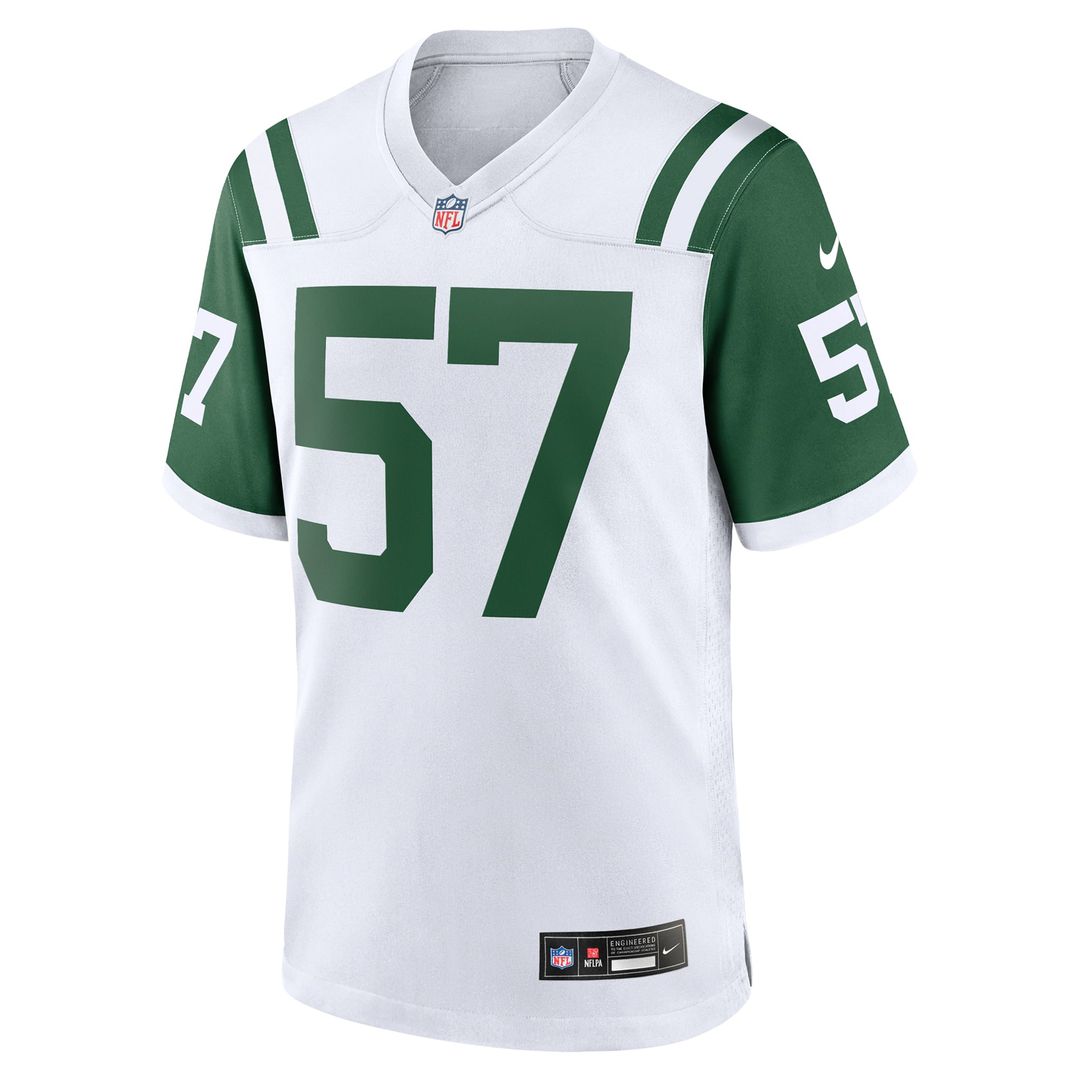 New York Jets C.J. Mosley Nike White Classic Alternate Game Jersey product image 5, provided for visual reference and