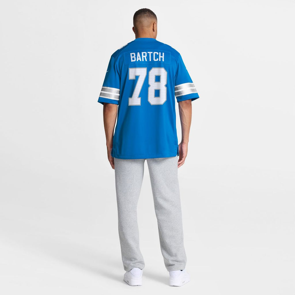Detroit Lions Ben Bartch Nike Blue Team Game Jersey product image 5, provided for visual reference and product detail review
