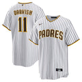 San Diego Padres Yu Darvish Nike White Home Replica Player Jersey product image 1, provided for visual reference and product