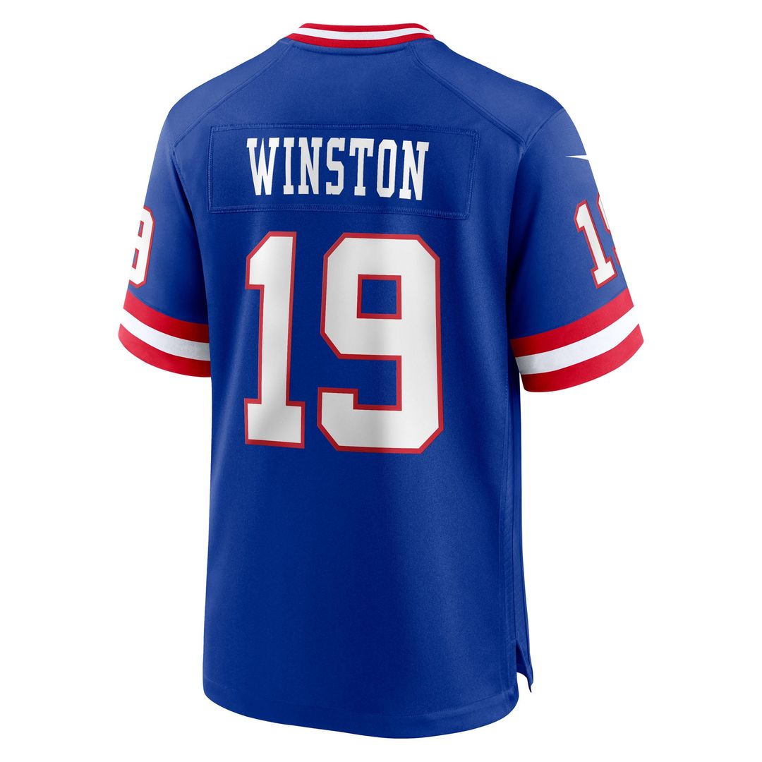 New York Giants Jameis Winston Nike Royal Alternate 2 Game Jersey product image 3, provided for visual reference and product