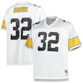 Pittsburgh Steelers Franco Harris Mitchell & Ness White Big & Tall 1976 Retired Player Replica Jersey product image 1,