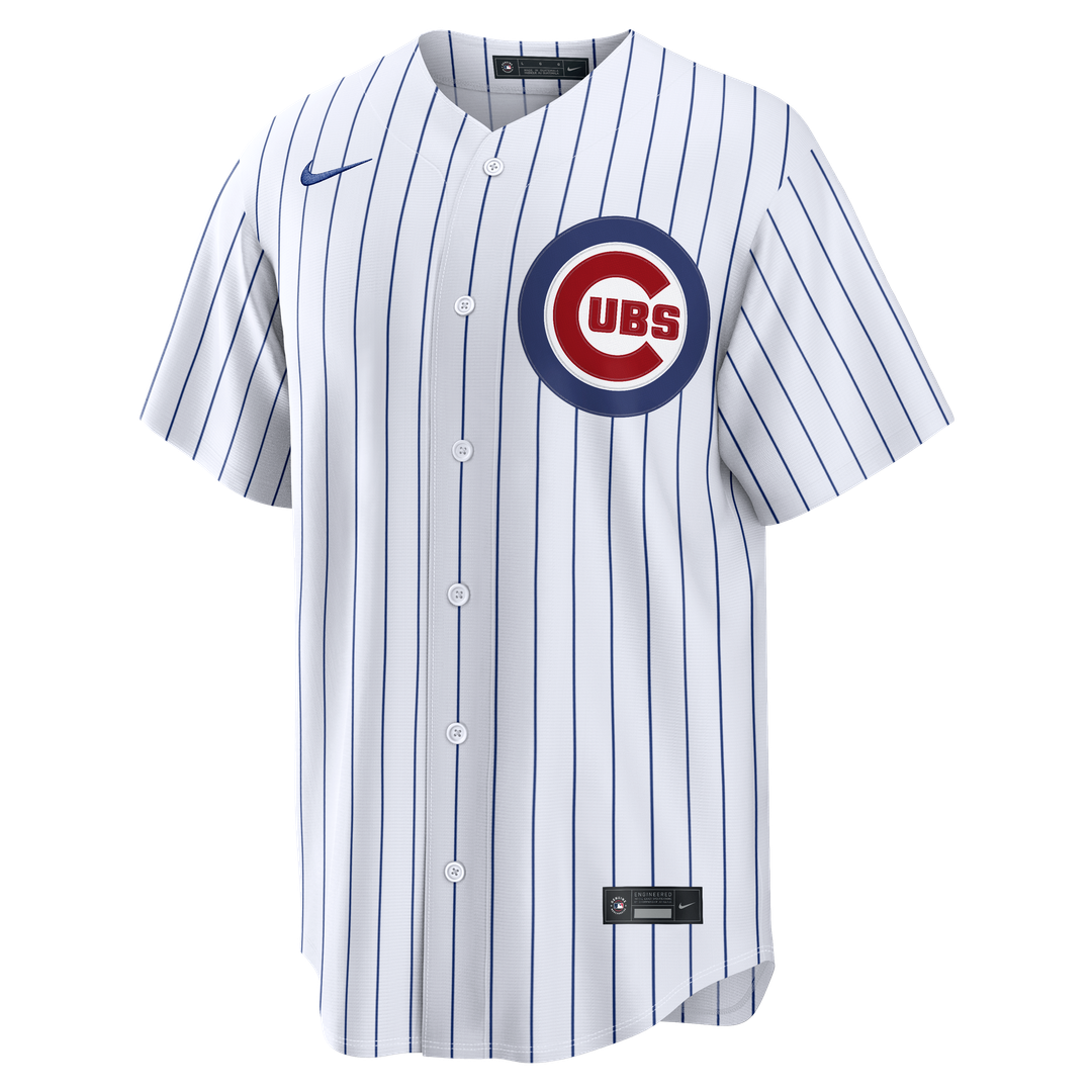 Chicago Cubs Pete Crow-Armstrong Nike White Home Replica Jersey product image 2, provided for visual reference and product