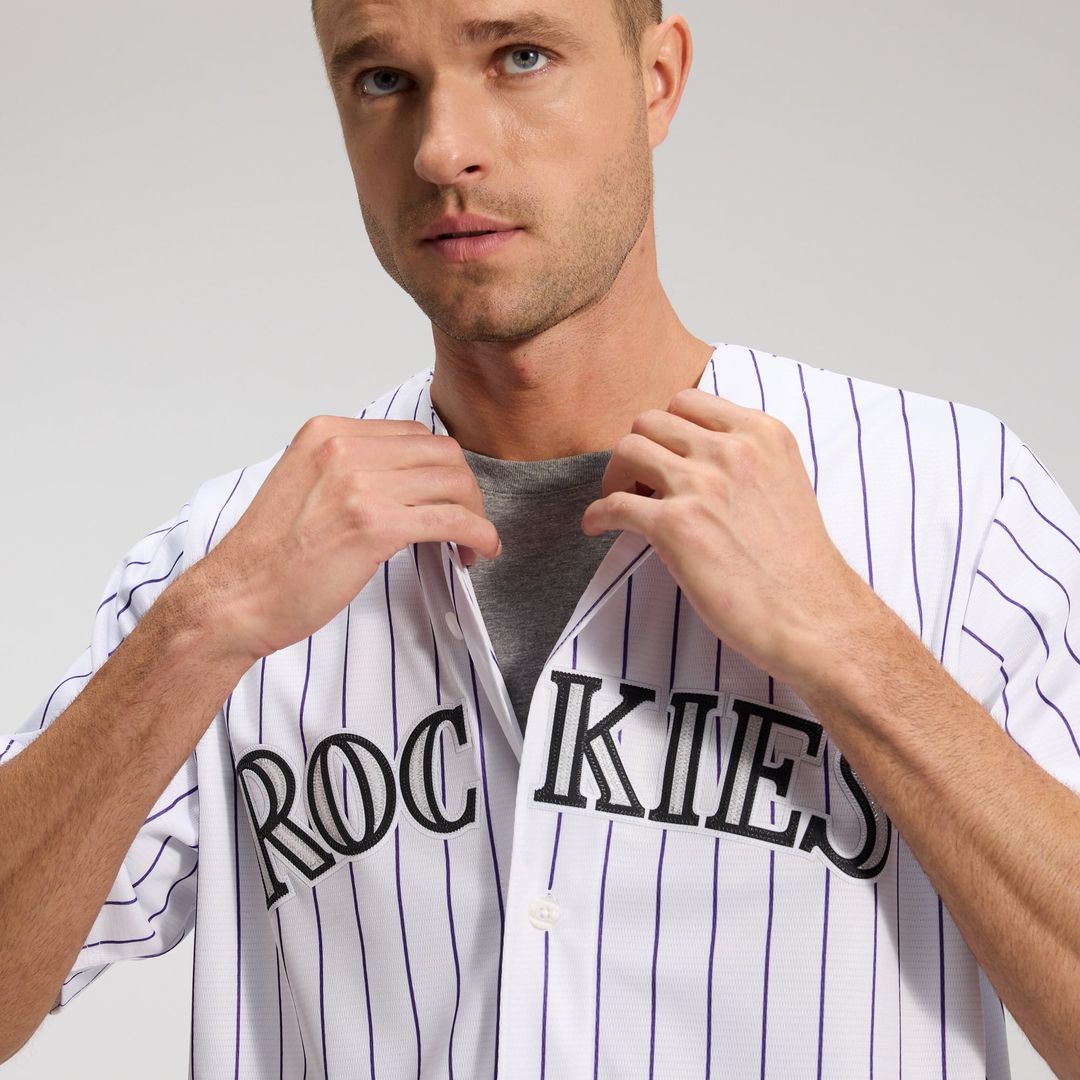 Colorado Rockies Nike White Home Replica Team Jersey product image 18, provided for visual reference and product detail