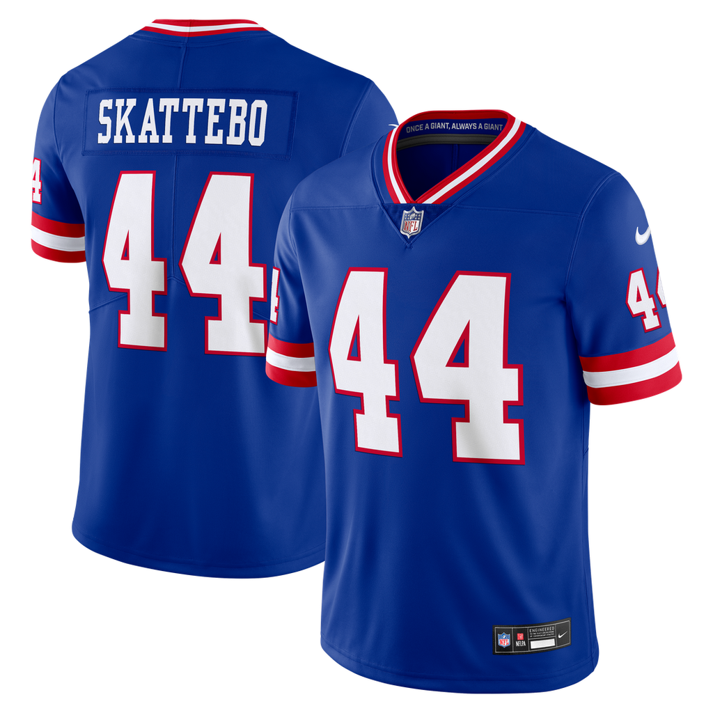 New York Giants Cam Skattebo Nike Royal Legacy Vapor Untouchable Stitched Limited Jersey product image 1, provided for