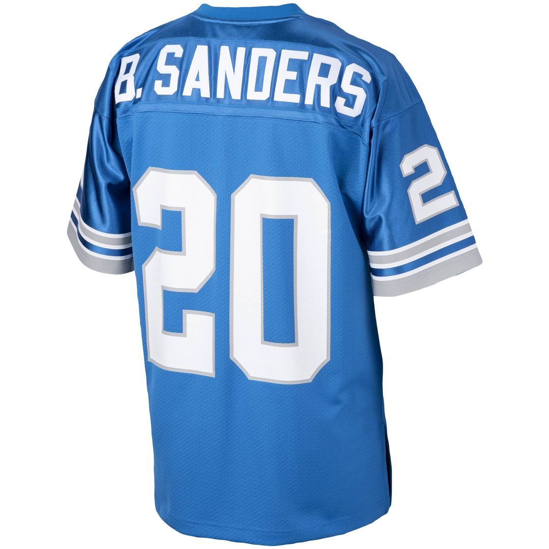 Detroit Lions 1993 Barry Sanders Mitchell & Ness Blue Authentic Throwback Retired Player Jersey product image 3, provided