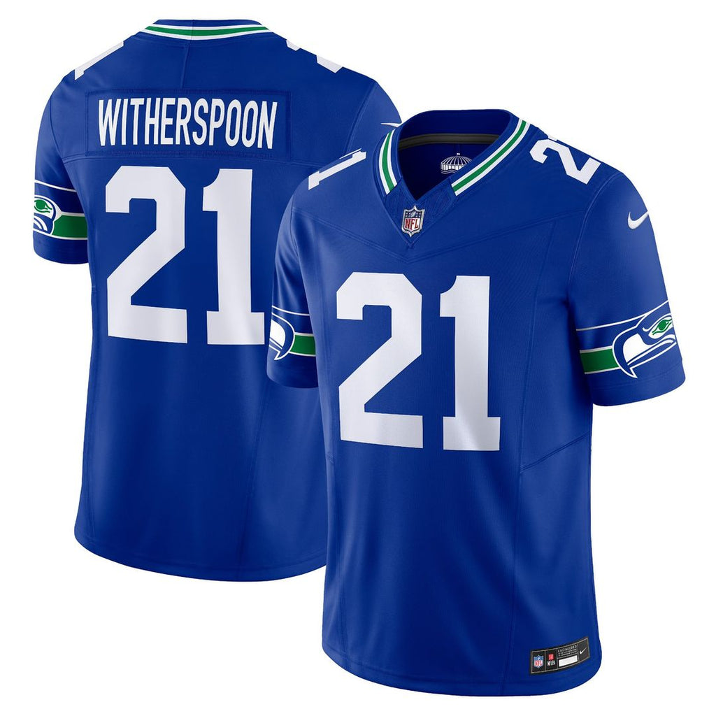 Seattle Seahawks Devon Witherspoon Nike Royal Alternate Vapor F.U.S.E. Limited Jersey product image 1, provided for visual