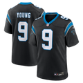 Carolina Panthers Bryce Young Nike Black Team Game Jersey product image 1, provided for visual reference and product detail