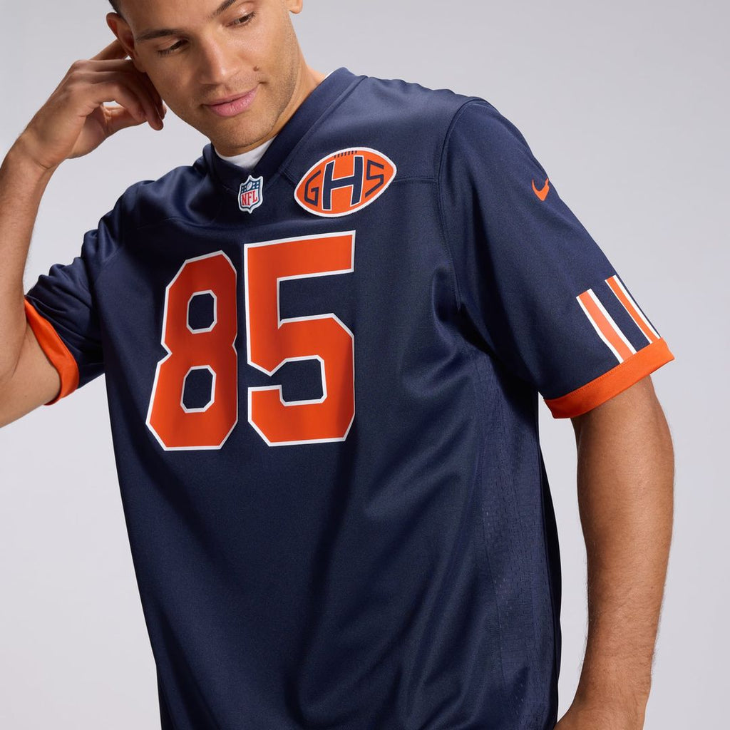 Chicago Bears Cole Kmet Nike Navy 2026 Rivalries Collection Game Jersey product image 9, provided for visual reference and