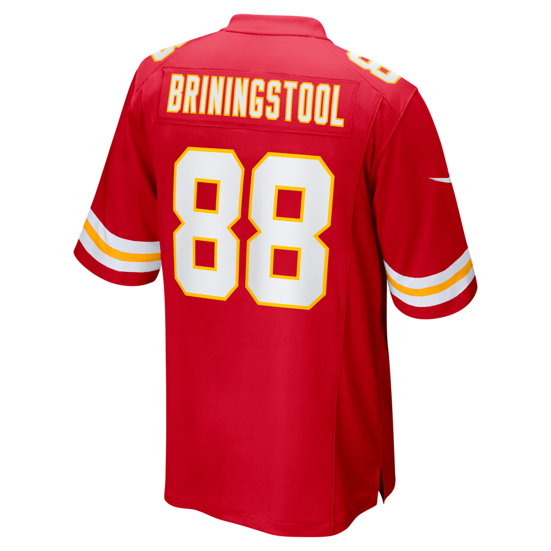 Kansas City Chiefs Jake Briningstool Nike Red Team Game Jersey product image 3, provided for visual reference and product