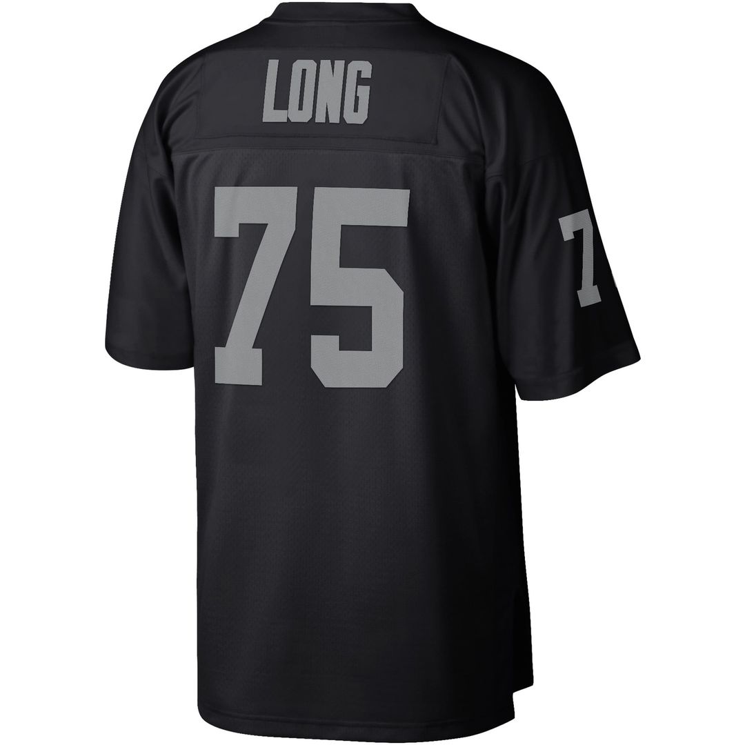 Las Vegas Raiders Howie Long Mitchell & Ness Black Legacy Replica Jersey product image 3, provided for visual reference and