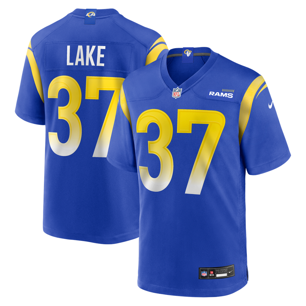 Los Angeles Rams Quentin Lake Nike Royal Game Player Jersey product image 1, provided for visual reference and product