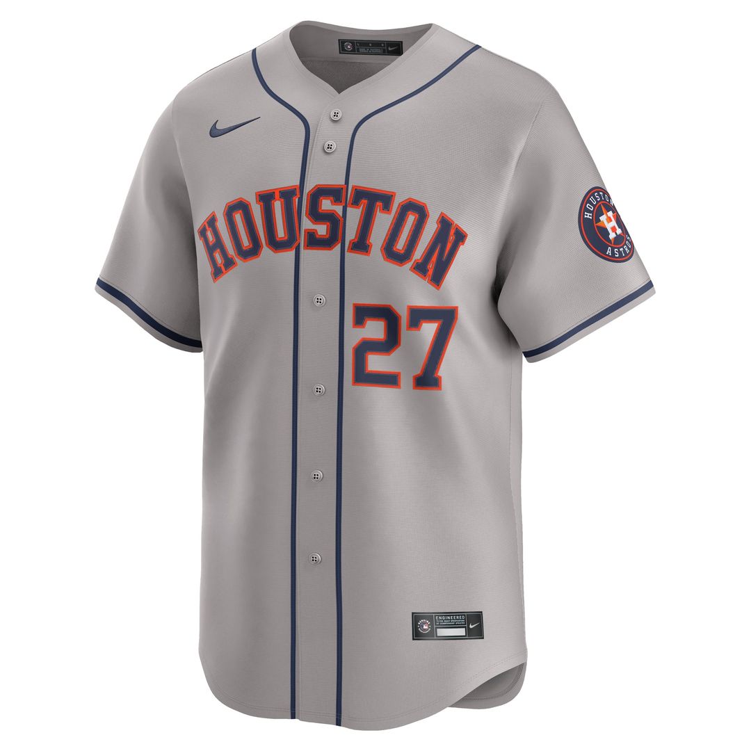 Houston Astros Jose Altuve Nike White Home Limited Player Jersey product image 11, provided for visual reference and product