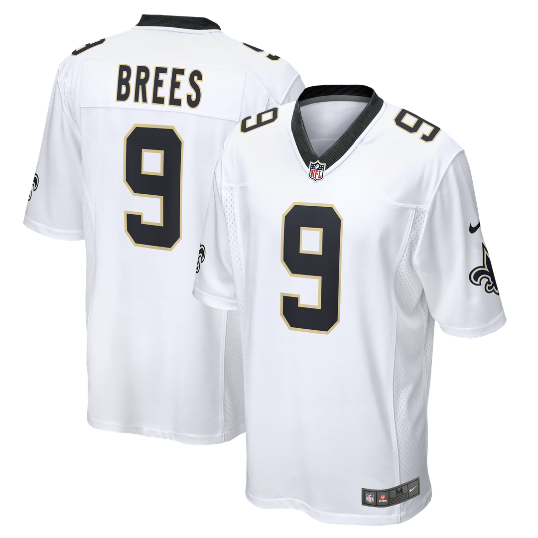 New Orleans Saints Drew Brees Nike Black Team Game Jersey product image 11, provided for visual reference and product detail