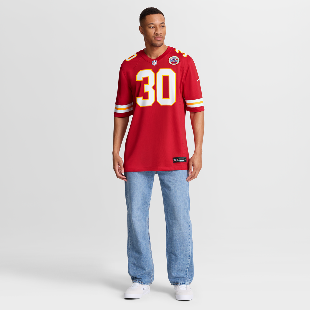 Kansas City Chiefs Chris Roland-Wallace Nike Red Game Jersey product image 7, provided for visual reference and product