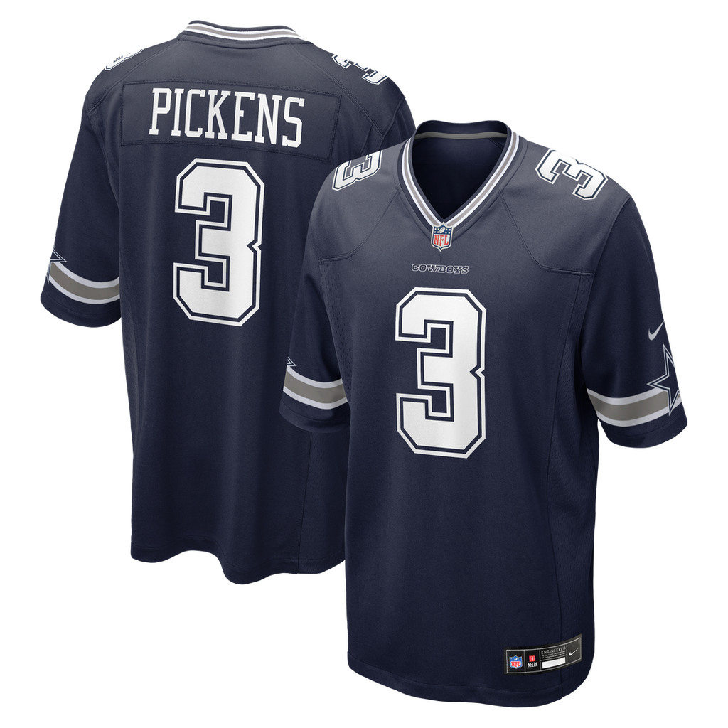 Dallas Cowboys George Pickens Nike White Game Jersey product image 7, provided for visual reference and product detail review