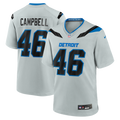Detroit Lions Jack Campbell Nike Silver 2026 Rivalries Collection Game Jersey product image 1, provided for visual reference