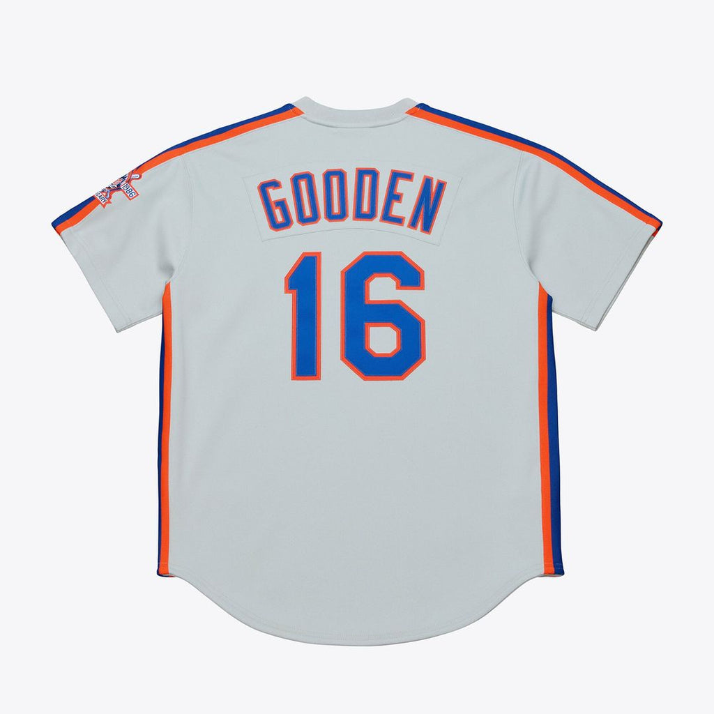 New York Mets Dwight Gooden Mitchell & Ness White 1986 Authentic Jersey product image 2, provided for visual reference and