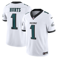 Philadelphia Eagles Jalen Hurts Nike White Vapor F.U.S.E. Stitched Limited Jersey product image 1, provided for visual