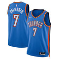 Oklahoma City Thunder Nike Icon Edition Swingman Jersey - Blue - Chet Holmgren - Unisex product image 1, provided for visual
